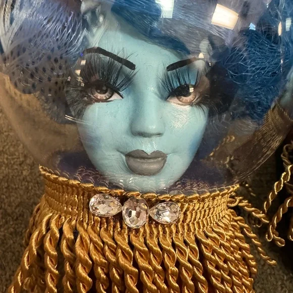Madame Leota handmade Halloween costume - Picture 6 of 8